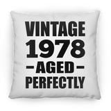 46th Birthday Vintage 1978 Aged Perfectly - Throw Pillow
