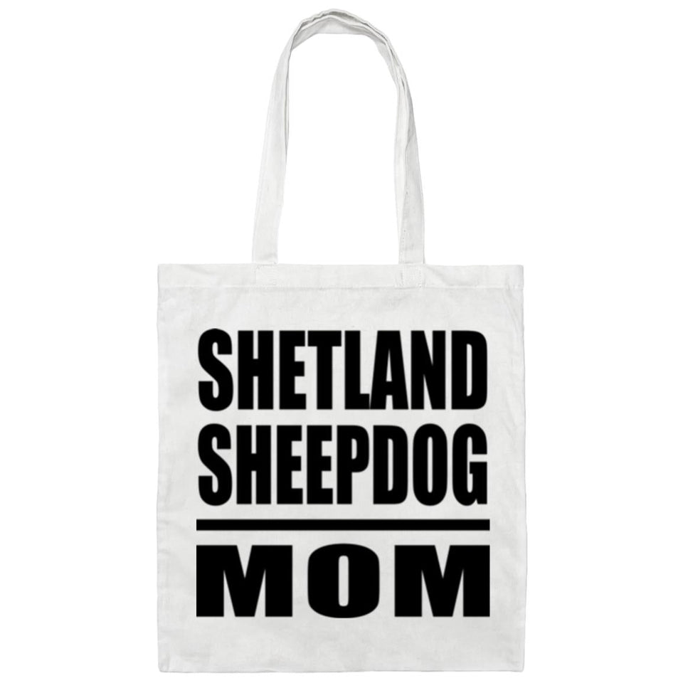 Shetland Sheepdog Mom - Tote Bag White