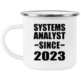 Systems Analyst Since 2023 - 12oz Camping Mug