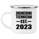 Engineering Technician Established EST. 2023 - 12oz Camping Mug