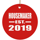 Housemaker Established EST. 2019 - Circle Ornament