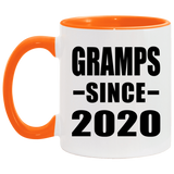 Gramps Since 2020 - 11oz Accent Mug Orange