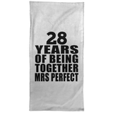 28th Anniversary 28 Years Of Being Mrs Perfect - Hand Towel