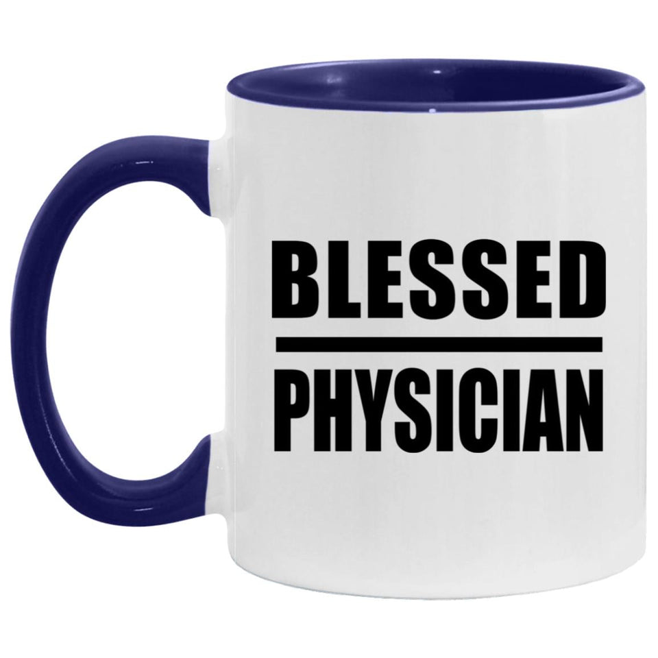 Blessed Physician - 11oz Accent Mug Purple