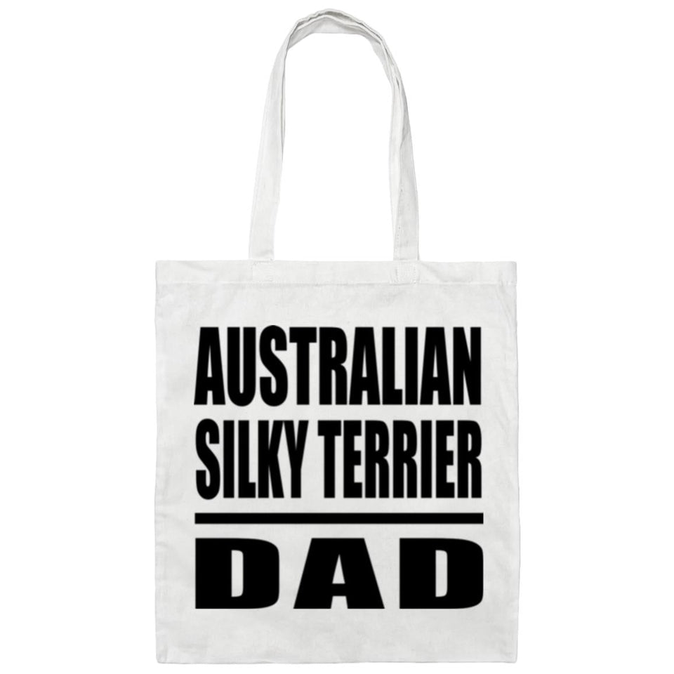 Australian Silky Terrier Dad - Tote Bag White