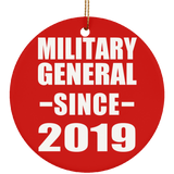 Military General Since 2019 - Circle Ornament
