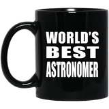 World's Best Astronomer - 11 Oz Coffee Mug Black