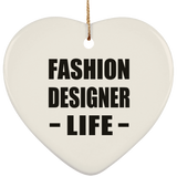 Fashion Designer Life - Heart Ornament