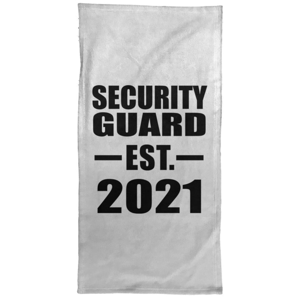 Security Guard Established EST. 2021 - Hand Towel