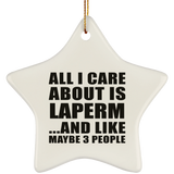All I Care About Is Laperm - Star Ornament