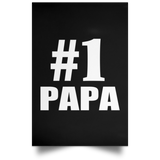 Number One #1 Papa (Grandpa) - Poster Portrait