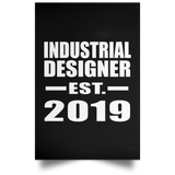 Industrial Designer Established EST. 2019 - Poster Portrait