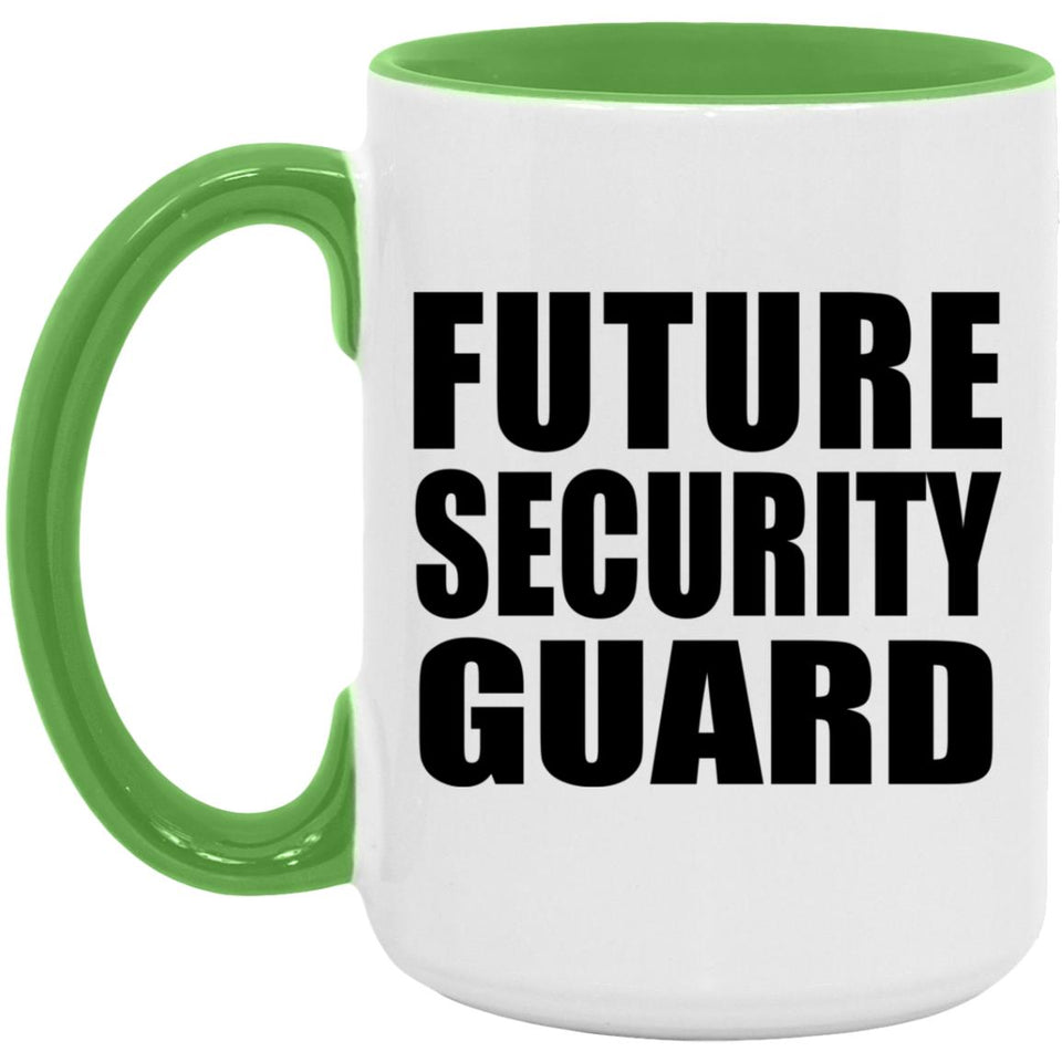 Future Security Guard - 15oz Accent Mug Green