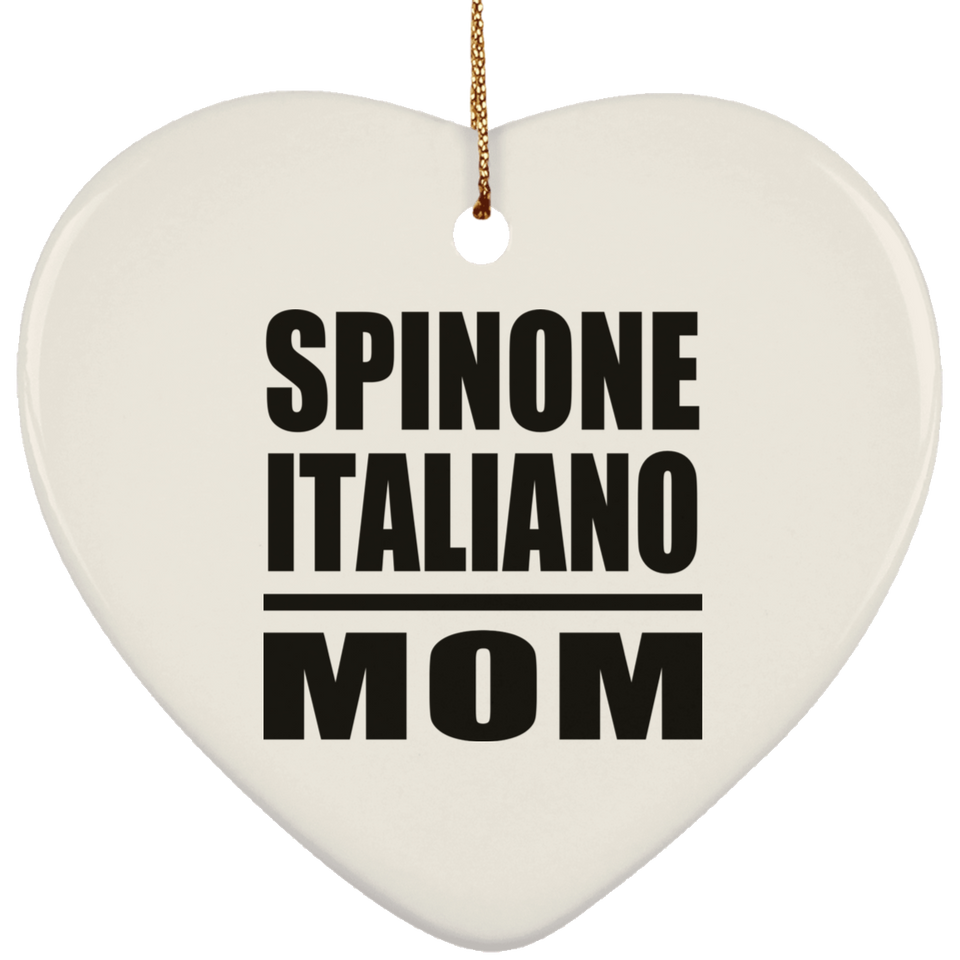 Spinone Italiano Mom - Heart Ornament