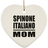 Spinone Italiano Mom - Heart Ornament