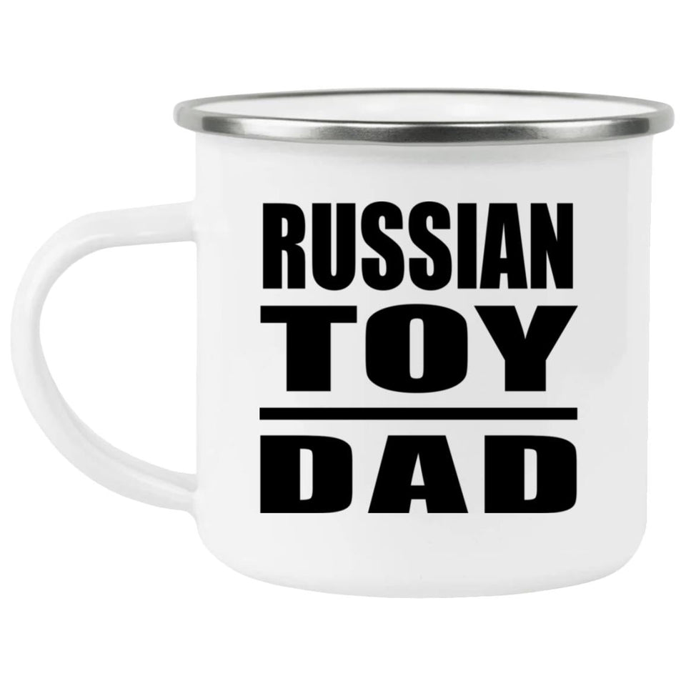 Russian Toy Dad - 12oz Camping Mug