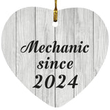 Mechanic Since 2024 - Heart Ornament F