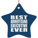 Best Advertising Executive Ever - Star Ornament