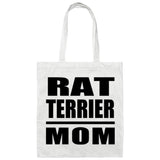Rat Terrier Mom - Tote Bag White