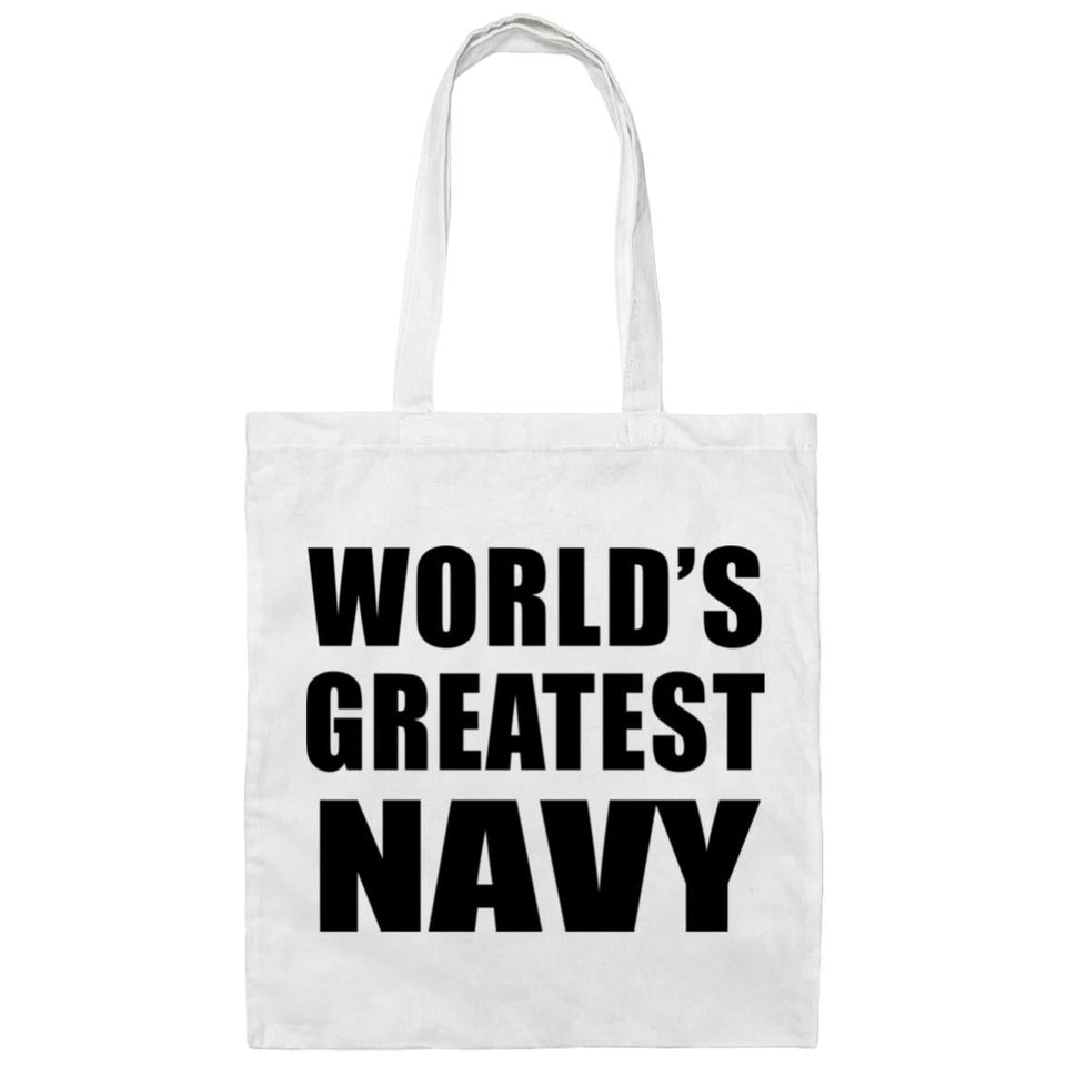 World's Greatest Navy - Tote Bag White