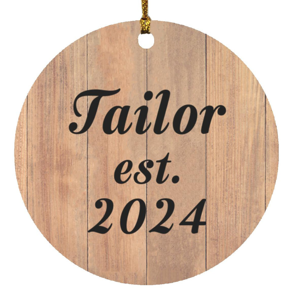 Tailor Established Est. 2024 - Circle Ornament C