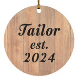 Tailor Established Est. 2024 - Circle Ornament C