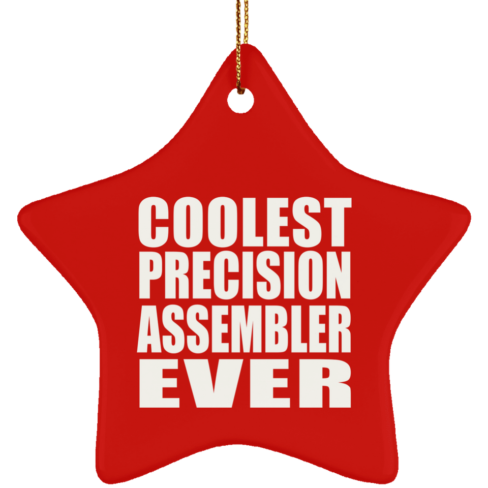 Coolest Precision Assembler Ever - Star Ornament