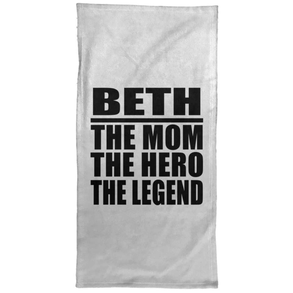 Beth The Mom The Hero The Legend - Hand Towel