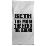Beth The Mom The Hero The Legend - Hand Towel