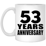 53rd Anniversary 53 Years - 11 Oz Coffee Mug