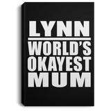 Lynn World's Okayest Mum - Canvas Portrait
