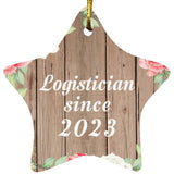 Logistician Since 2023 - Star Ornament B