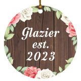 Glazier Established Est. 2023 - Circle Ornament A