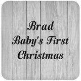 Brad Baby's First Christmas - Drink Coaster F