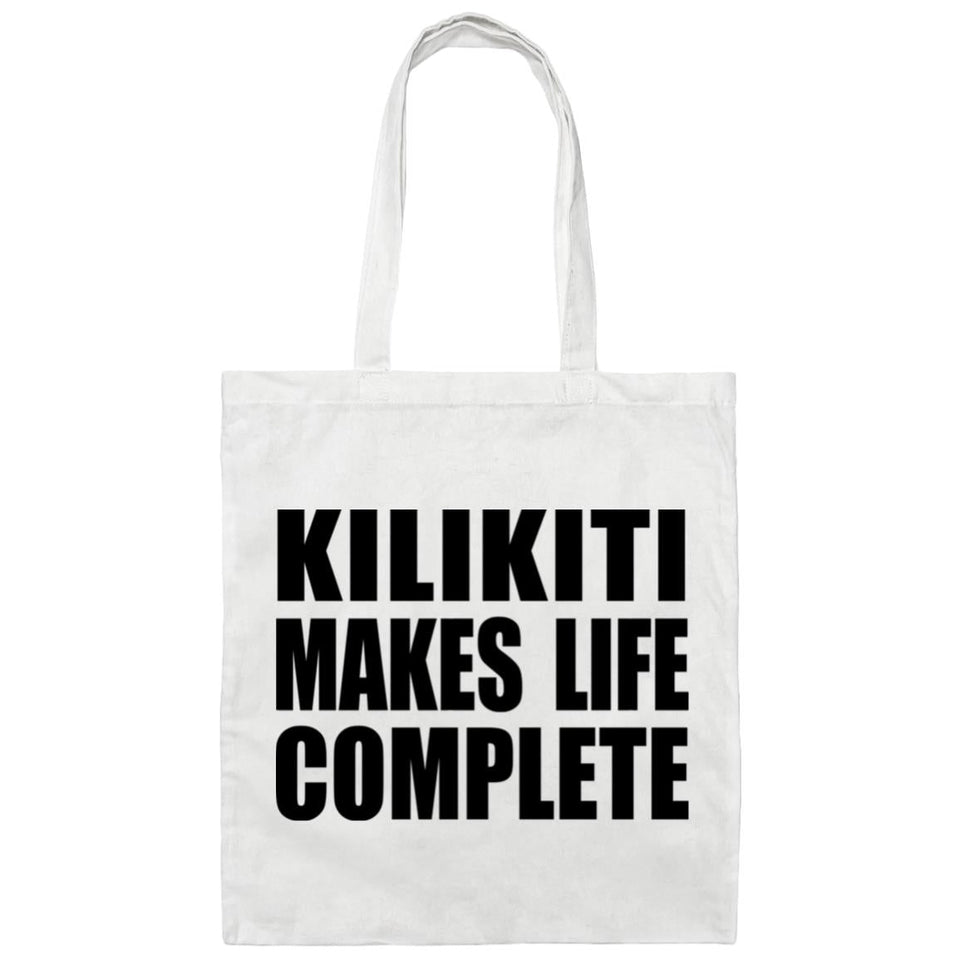 Kilikiti Makes Life Complete - Tote Bag White