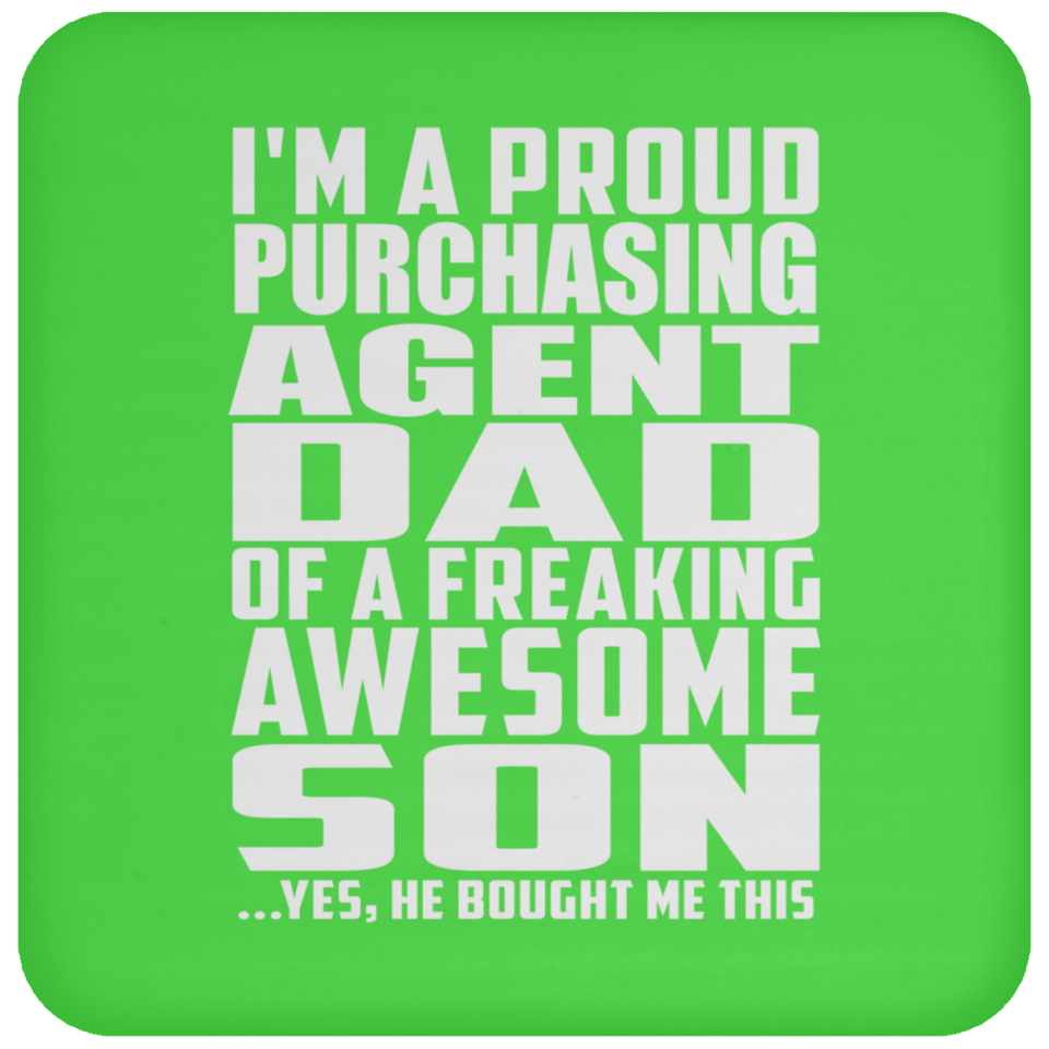 Proud Purchasing Agent Dad Of Awesome Son - Drink Coaster