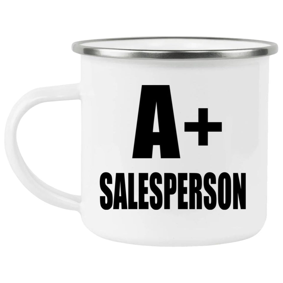 A+ Salesperson - 12oz Camping Mug