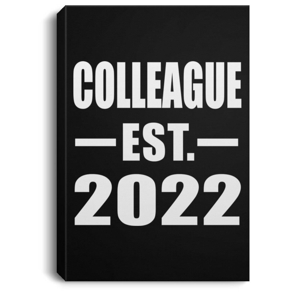 Colleague Established EST. 2022 - Canvas Portrait