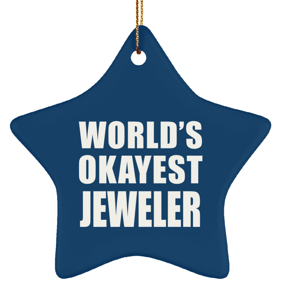 World's Okayest Jeweler - Star Ornament