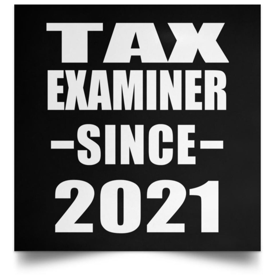 Tax Examiner Since 2021 - Poster Square