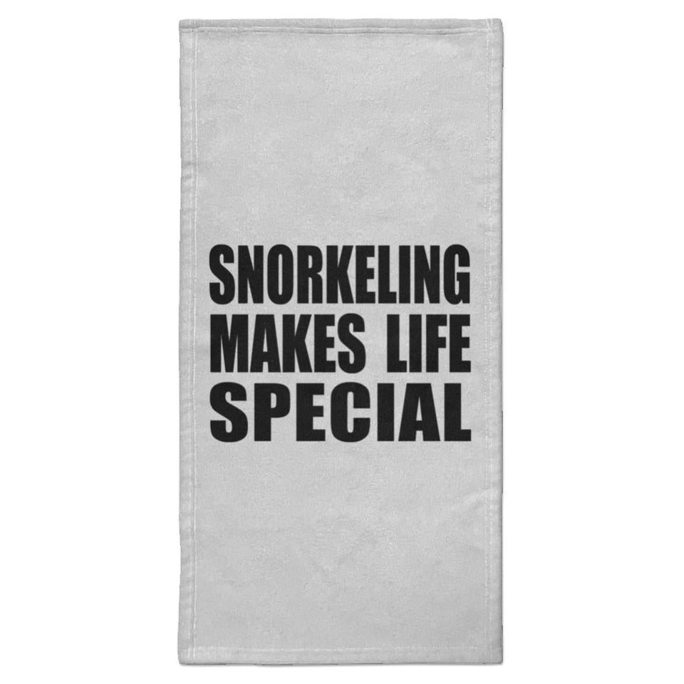 Snorkeling Makes Life Special - Hand Towel