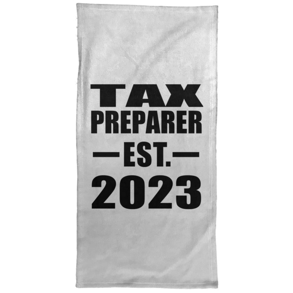 Tax Preparer Established EST. 2023 - Hand Towel