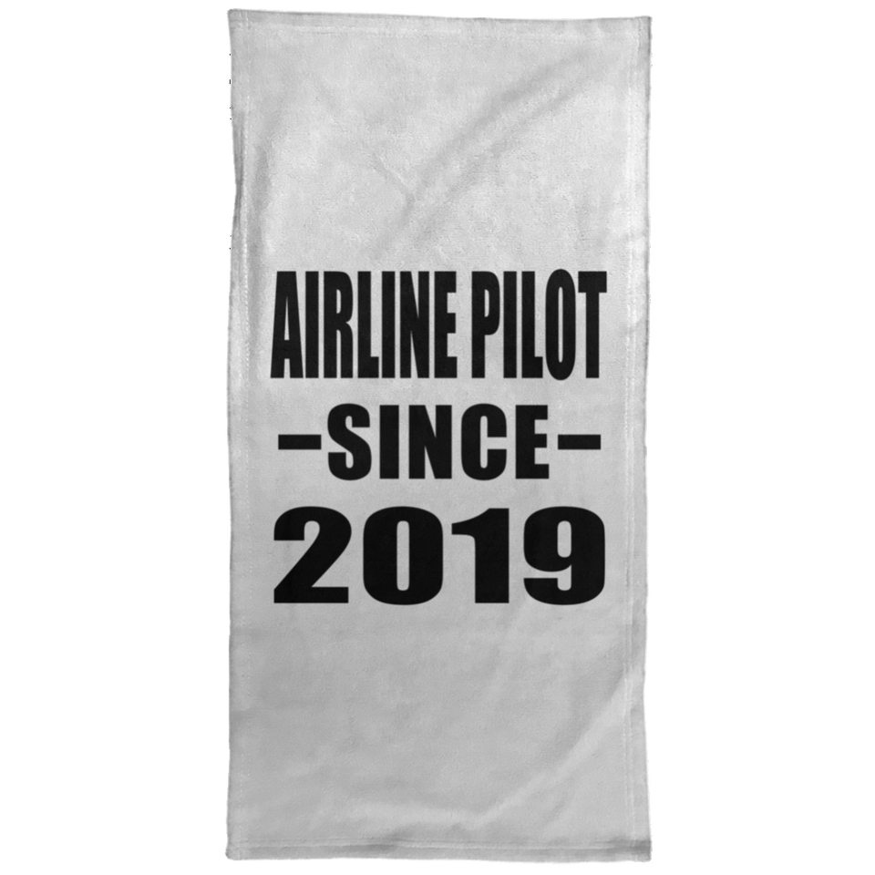 Airline Pilot Since 2019 - Hand Towel