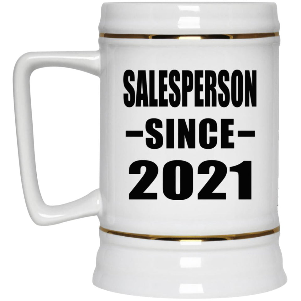 Salesperson Since 2021 - Beer Stein