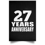 27th Anniversary 27 Years Anniversary - Poster Portrait