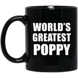 World's Greatest Poppy - 11 Oz Coffee Mug Black