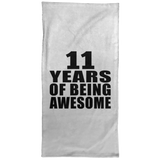 11th Birthday 11 Years Of Being Awesome - Hand Towel