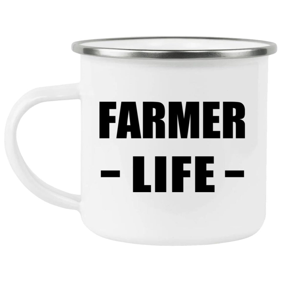Farmer Life - 12oz Camping Mug