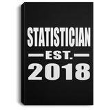 Statistician Established EST. 2018 - Canvas Portrait