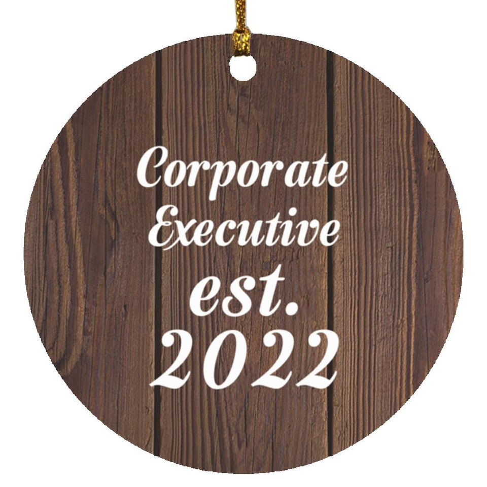 Corporate Executive Established Est. 2022 - Circle Ornament D